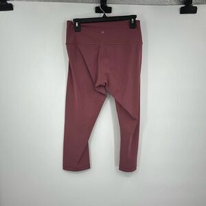 Lululemon Wunder Under Crop High-Rise In‎ So Merlot Sz 10